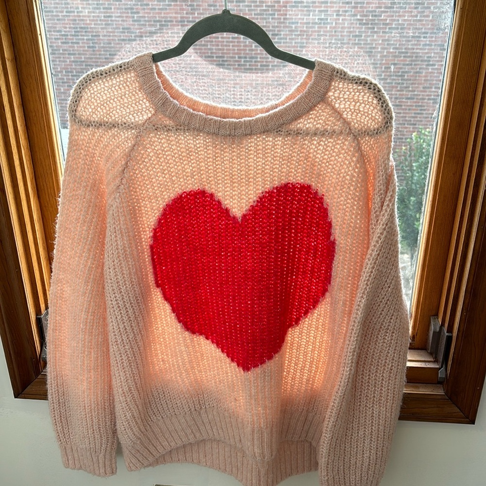Old Navy heart sweater